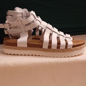 WalkMe Leather Gladiator Sandal Size 37eu / 7us